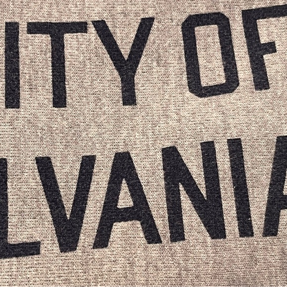 Vintage 90s University Of Pennsylvania Sweatshirt Champion Reverse Weave Large - Picture 10 of 14